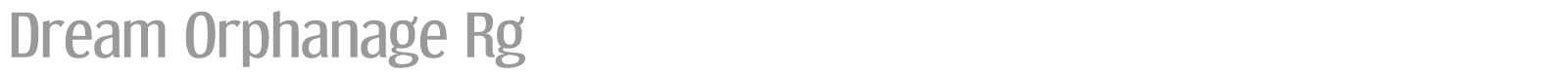 Dream Orphanage font preview